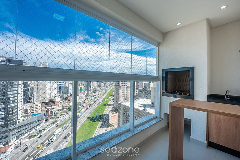 Apto a 750 m del mar c/ balcón y parrilla GVT2105