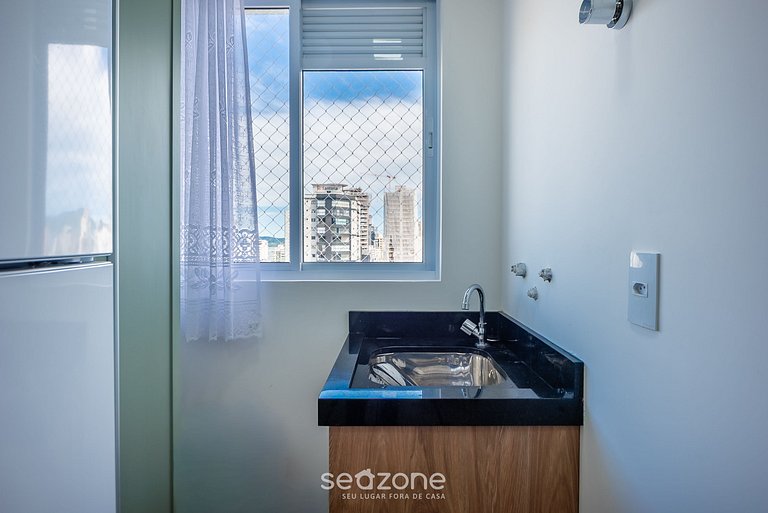 Apto a 750 m del mar c/ balcón y parrilla GVT2105