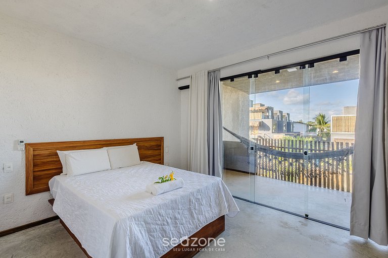 Casa c/ 3 suítes e Piscina a 100m do mar HVA0009