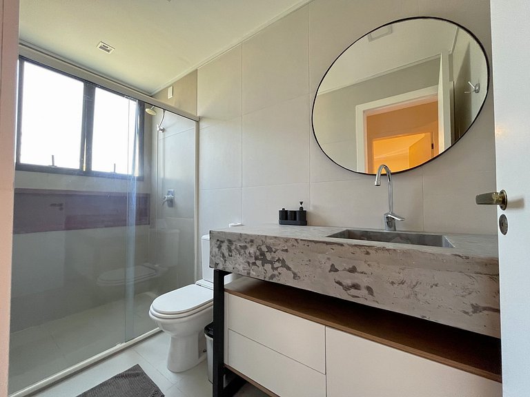 Apto c/ churrasq. a 650m da Lagoa RUH0109