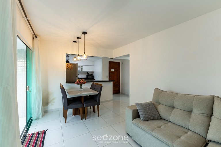 Apto 2 Quartos a 210 m da Praia RAZ0203