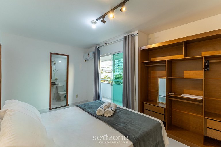 Apto 2 Quartos a 210 m da Praia RAZ0203