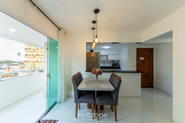 Apto 2 Quartos a 210 m da Praia RAZ0203