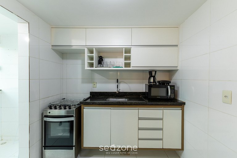 Apto 2 Quartos a 210 m da Praia RAZ0203