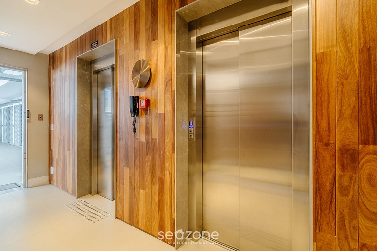 Apto c/ Churrasqueira a 85 m da Praia DOI0203