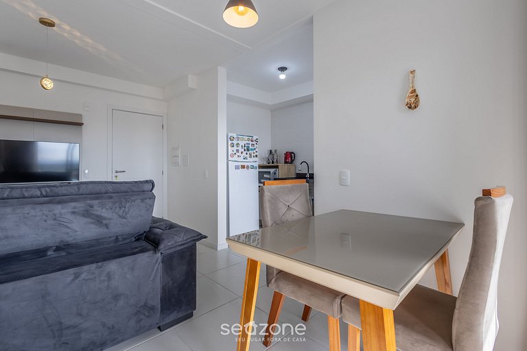 Apto c/ parrilla, balcón y vista al mar SKL0505