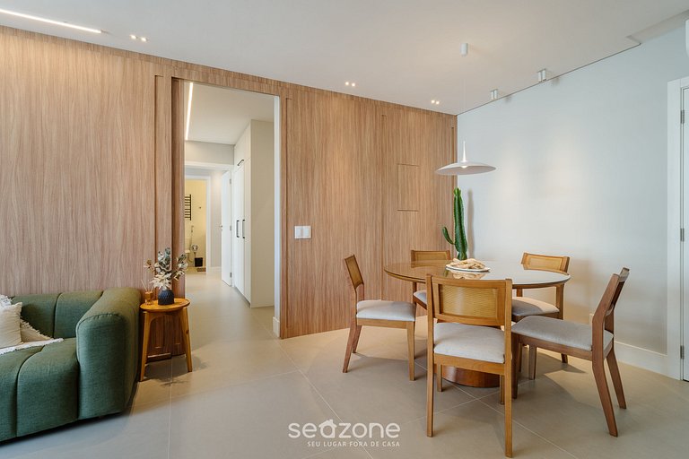 Apto c/ Churrasqueira a 85 m da Praia DOI0203