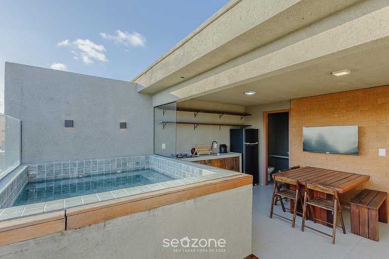 Casa c/ 3 suítes e Piscina a 100m do mar HVA0009