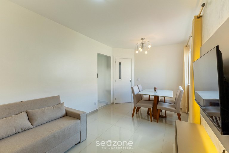 Belo apartamento a menos de 8 min do mar VJG0102