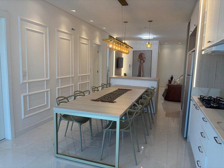 Apto c/ churrasq. a 450m do mar, Perequê SRF0601