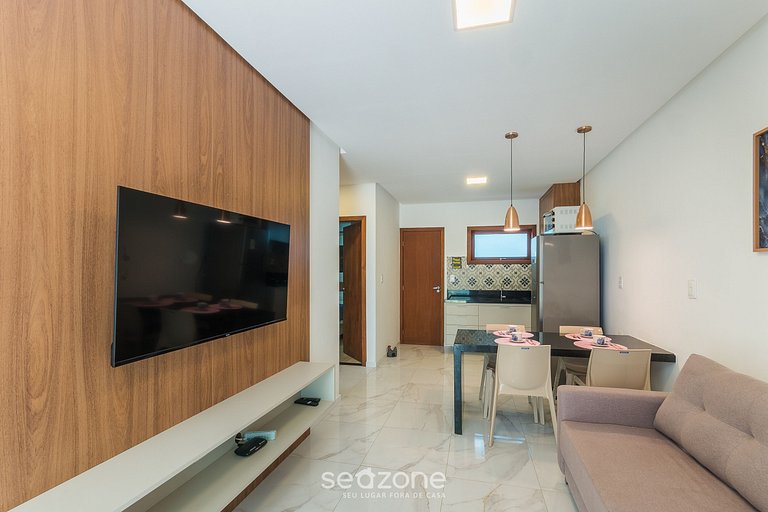 Apto 2 HB en condom. c/ piscina y parrilla FOS0001