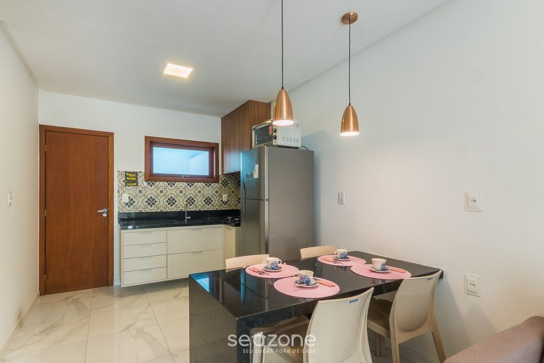 Apto 2 HB en condom. c/ piscina y parrilla FOS0001