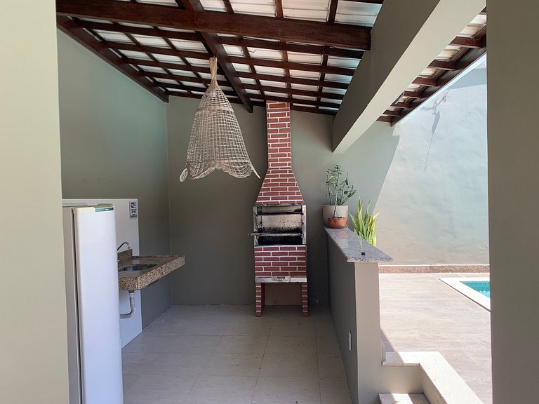 Casa c/ Piscina e Churrasqueira THG0006