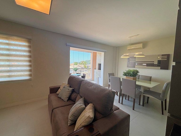 Apto c/ churrasq. e vista a 130m da Praia RSD0202