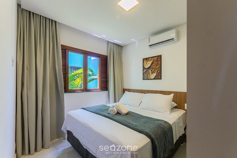 Apto em Cond. c/ Piscina em Imbassaí FOS0003