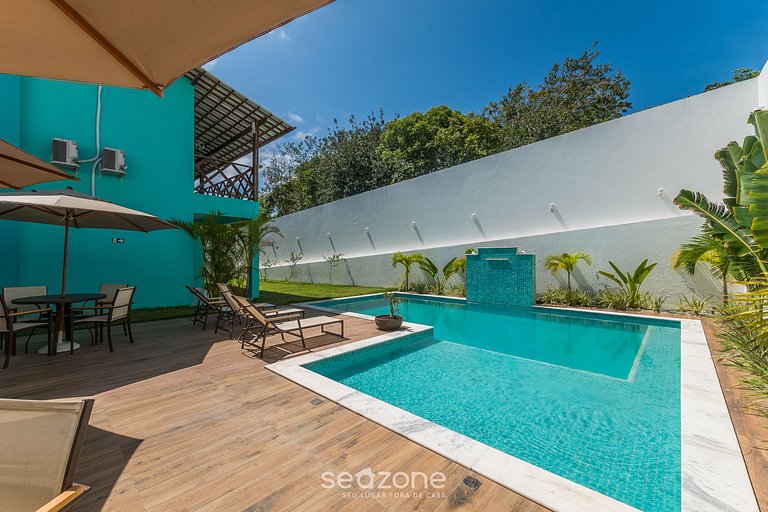Imbassai cond. Mentawai c/piscina apto FOS0003