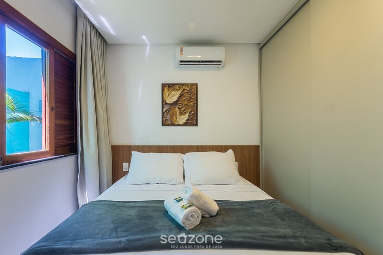 Apto em Cond. c/ Piscina em Imbassaí FOS0003