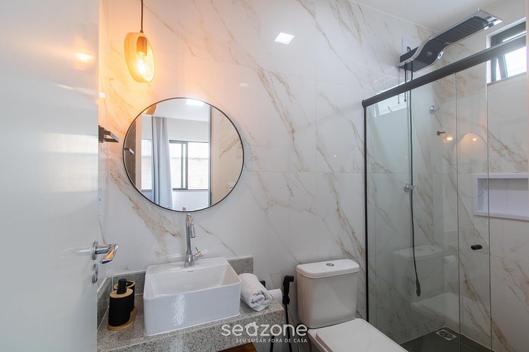 Apto em cond. c/ piscina a 350m da Praia PRY0007