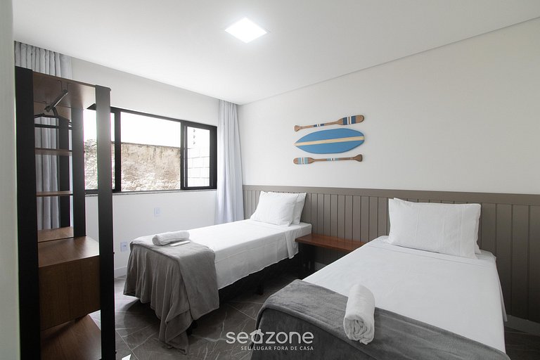 Apto em cond. c/ piscina a 350m da Praia PRY0007