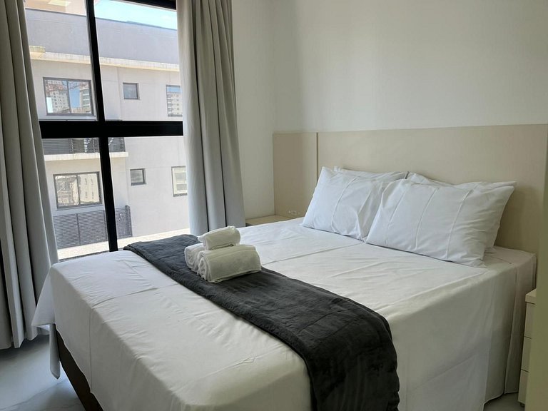 Apto c/ churrasqueira a 500m da praia STW1406