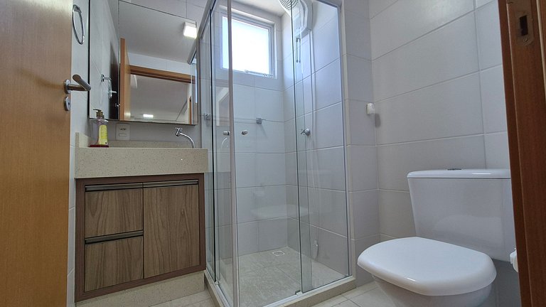 Apto c/ Parrilla en Cond. Frente al Mar VAC0801