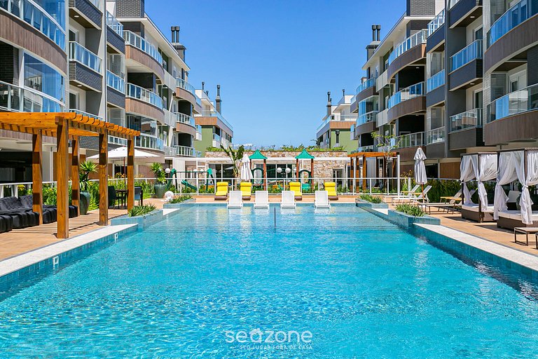 Apto en cond. c/ piscina a pasos del mar - SHR5231