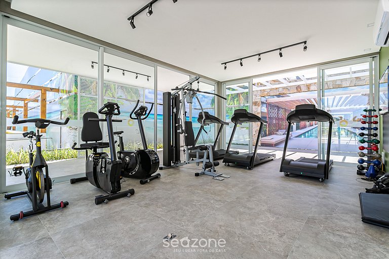 Apto en cond. c/ piscina a pasos del mar - SHR5231