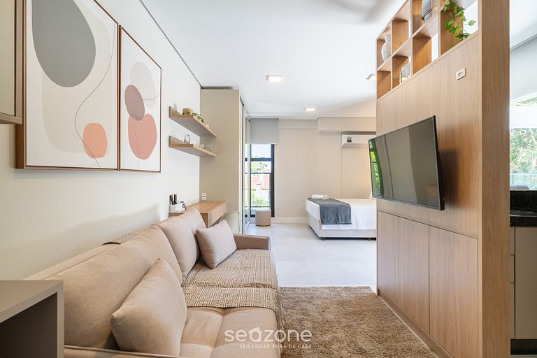 Estudio premium con balcón y sol de mañana SGR0217