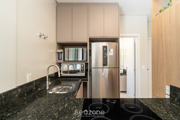 Estúdio c/ Churrasqueira a 400 m da Praia SGR0217