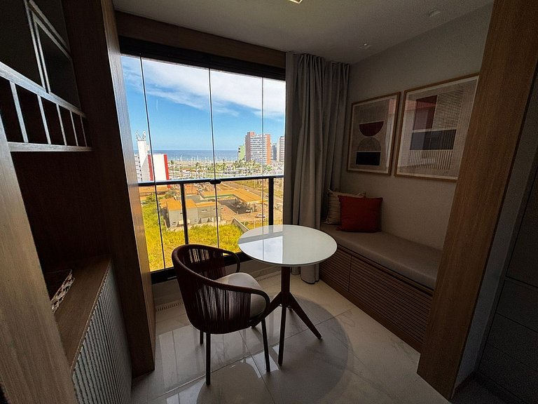 Estúdio em Cond. c/ Piscina, 750m da praia SMT0622