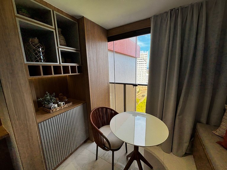 Estúdio em Cond. c/ Piscina, 750m da praia SMT0622