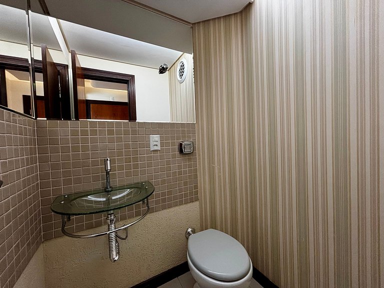 Apto c/ varanda gourmet à beira-mar RKR0502