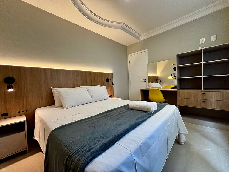 Apto c/ 3Q e churrasqueira a 400m da Praia PRS0101