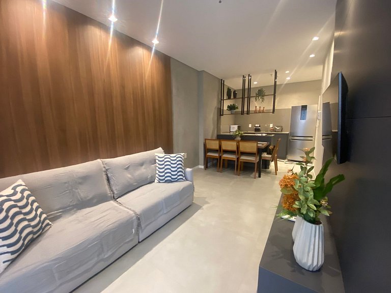 Apto en cond c/ piscina 220 m de la Playa FFS0608