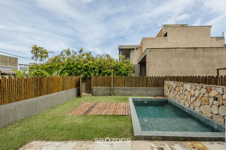 Casa c/ 3 suites, Piscina y barbacoa HVA0001