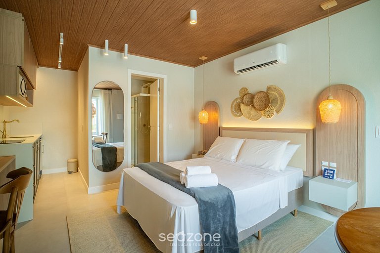 Studio em condomínio a apenas 50 m do mar FTS0007