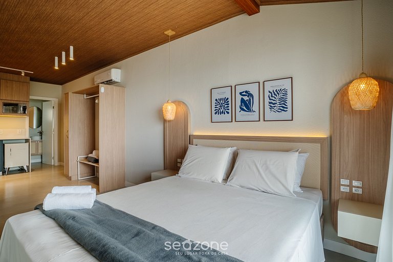 Estudio en condominio a solo 50m del mar FTS0004