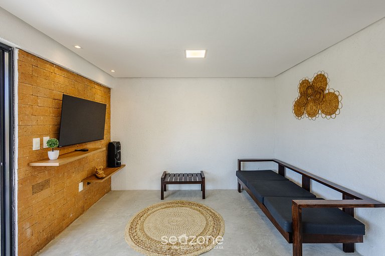 Casa c/ 3 suites, Piscina y barbacoa HVA0001