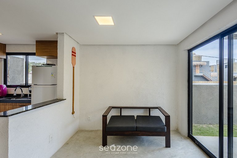 Casa c/ 3 suites, Piscina y barbacoa HVA0001