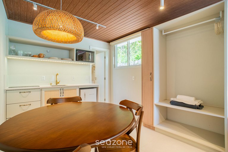 Studio em condominio a apenas 50 m do mar FTS0008