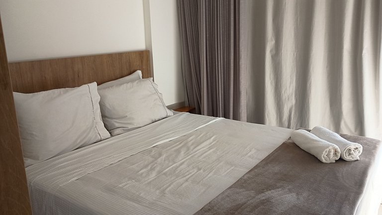 Apto aconchegante vista mar Barra - NAU0810