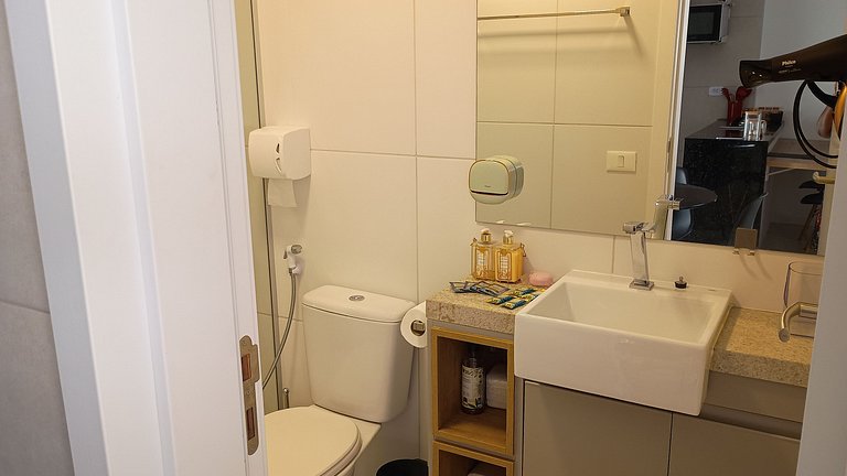 Apto aconchegante vista mar Barra - NAU0810