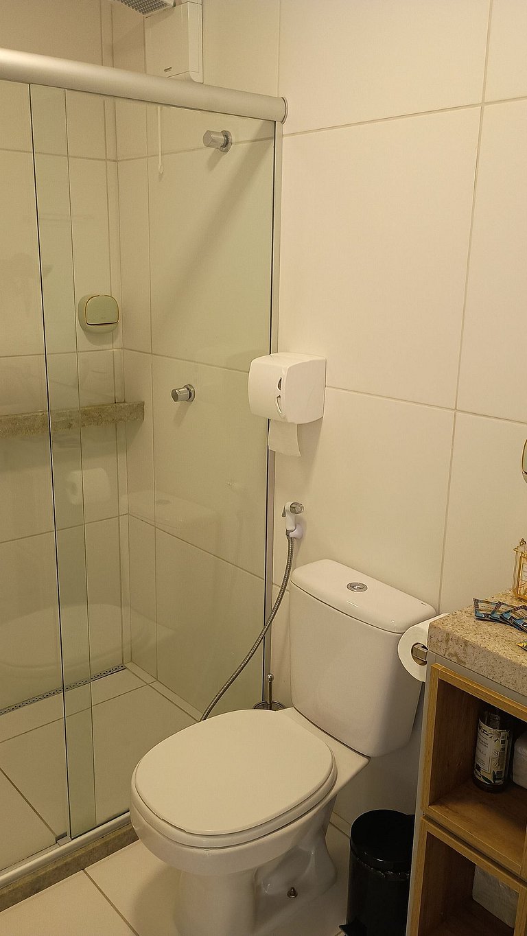 Apto aconchegante vista mar Barra - NAU0810