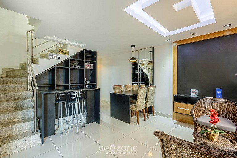 Apto c/ Churrasqueira e Jacuzzi CCG1403