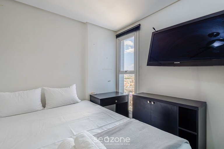 Apto c/ Churrasqueira e Jacuzzi CCG1403