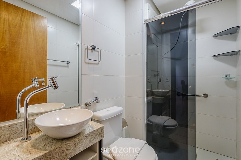 Apto c/ Churrasqueira e Jacuzzi CCG1403