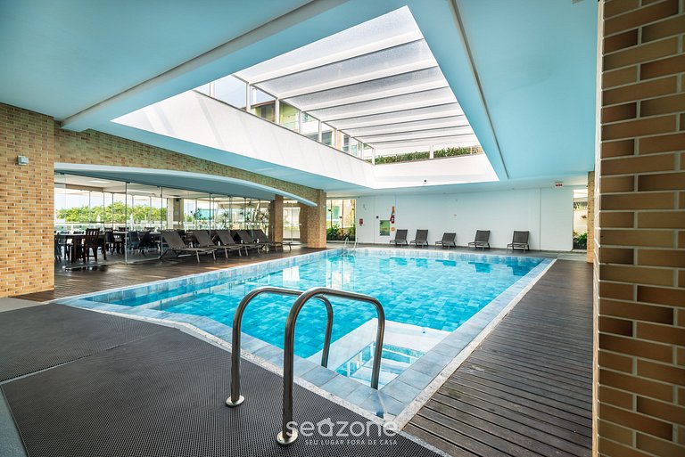 Apt pé na areia vista deslumbrante Santinho ASR204