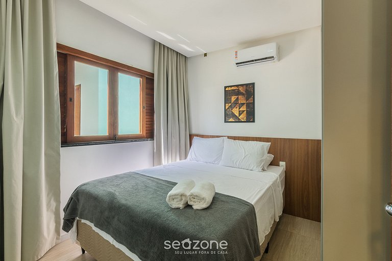 Apto 2QTs em cond. c/ piscina e churrasq. FOS0001