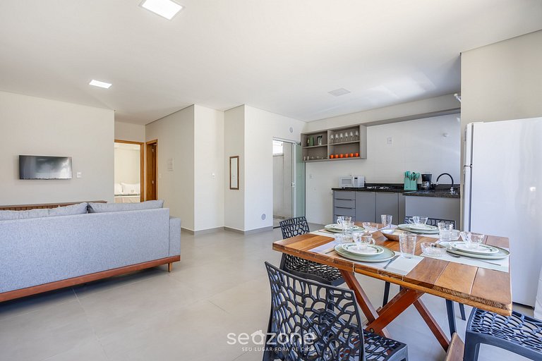 Apto con parrilla a 100 m de la playa MBU0102