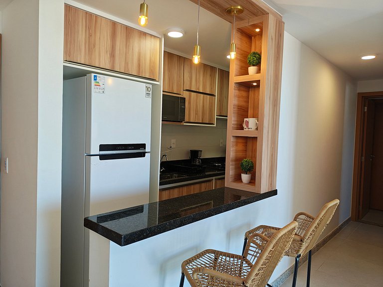 Apto em Cond. c/ Piscina e Churrasq. AGA0201